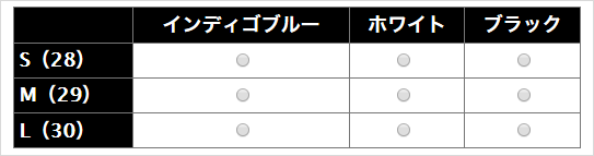 「オプション表形式」をカスタマイズ