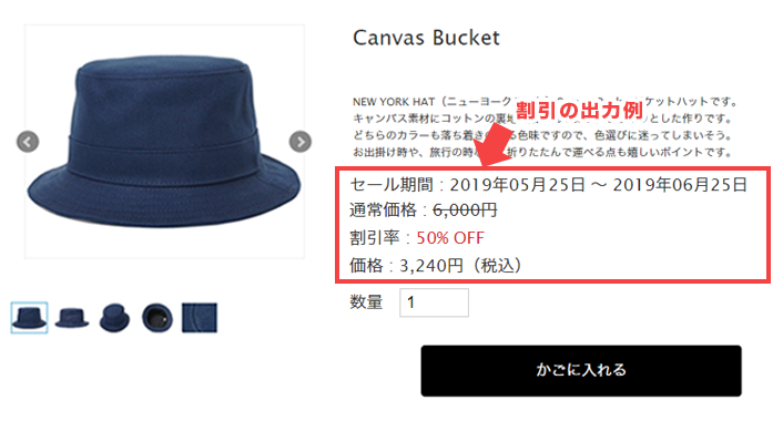 INFO 出力例