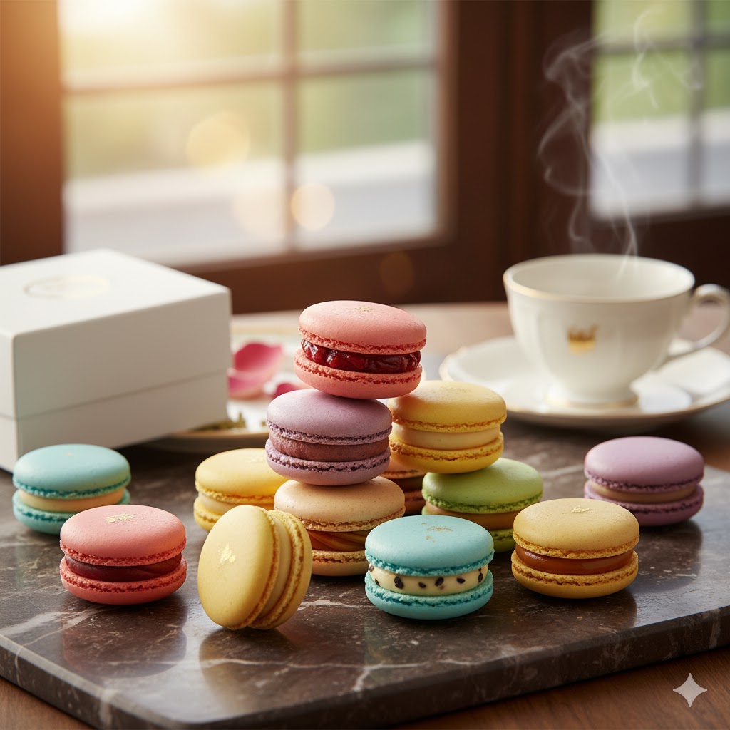 華やかで優雅なマカロン